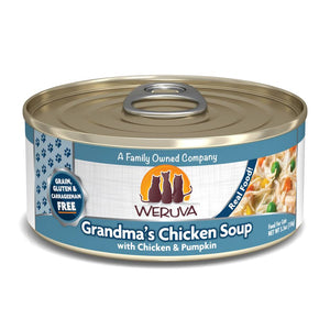 WERUVA Grandma's Chicken Soup Grain-Free Canned Cat Food Case