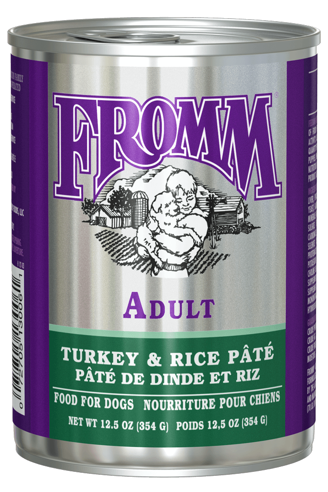 FROMM Classic Dog Food Turkey & Rice Canned Wet Food 12.5OZ CASE/12