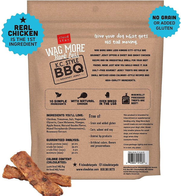 CLOUD STAR KC Style BBQ Jerky Dog Treat 10OZ