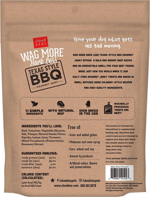CLOUD STAR Texas Style BBQ Jerky Dog Treat 10OZ