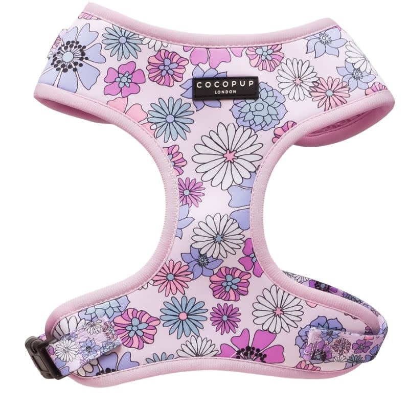 COCOPUP Adjustable Neck Harness Pastel Flower - Main Image