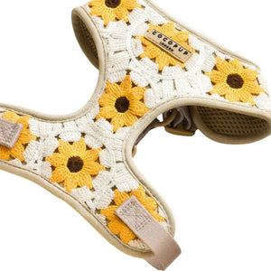 COCOPUP Adjustable Neck Harness Sunflower Patch