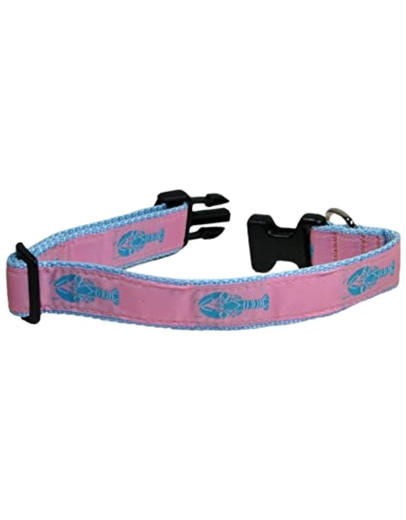 PRESTON Dog Collar Pink Lobster