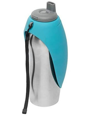 MESSY MUTTS Stainless Steel Travel Water Bowl