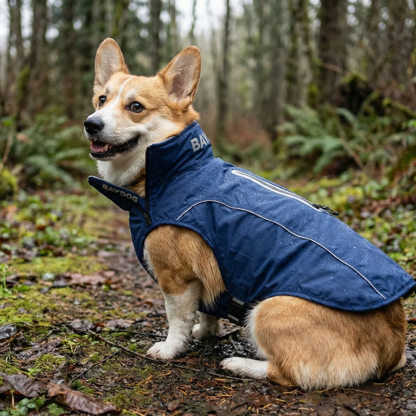 BAYDOG Narragansett Bay Sailing Dog Jacket Blue