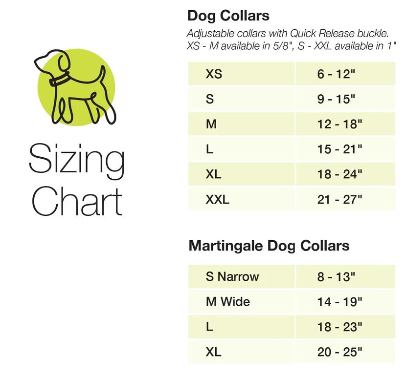 UP COUNTRY Small Breed Dog Collar Pop Hearts