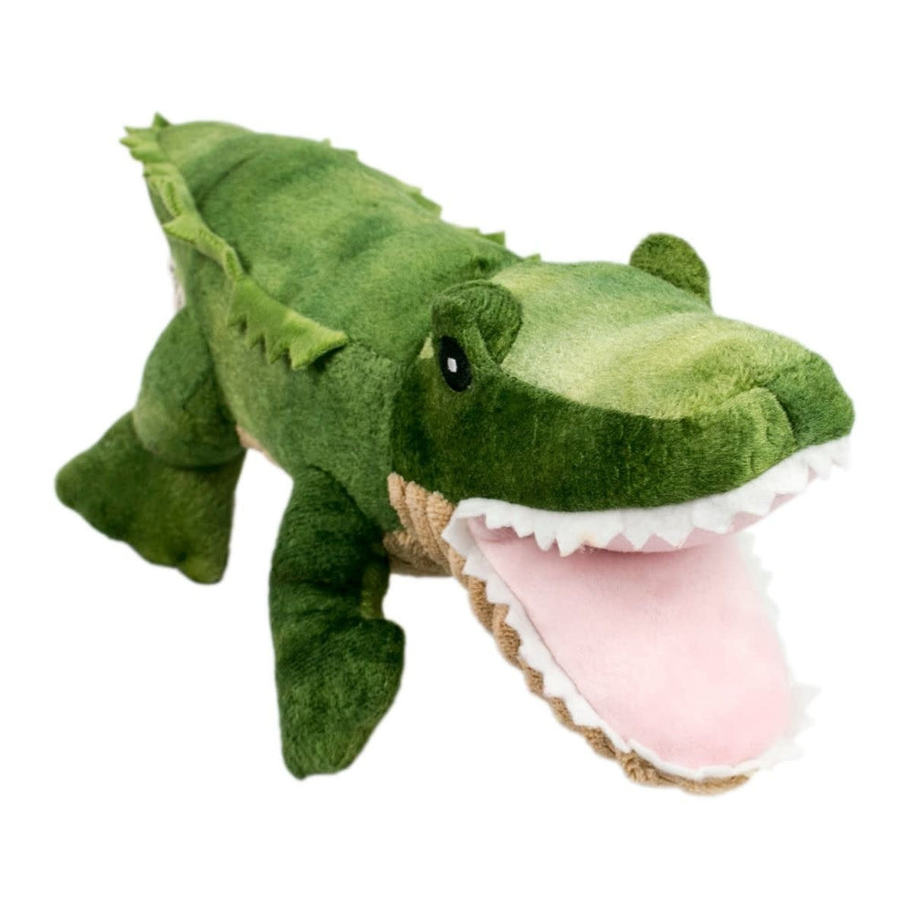 TALL TAILS Plush Gator Crunch Dog Toy