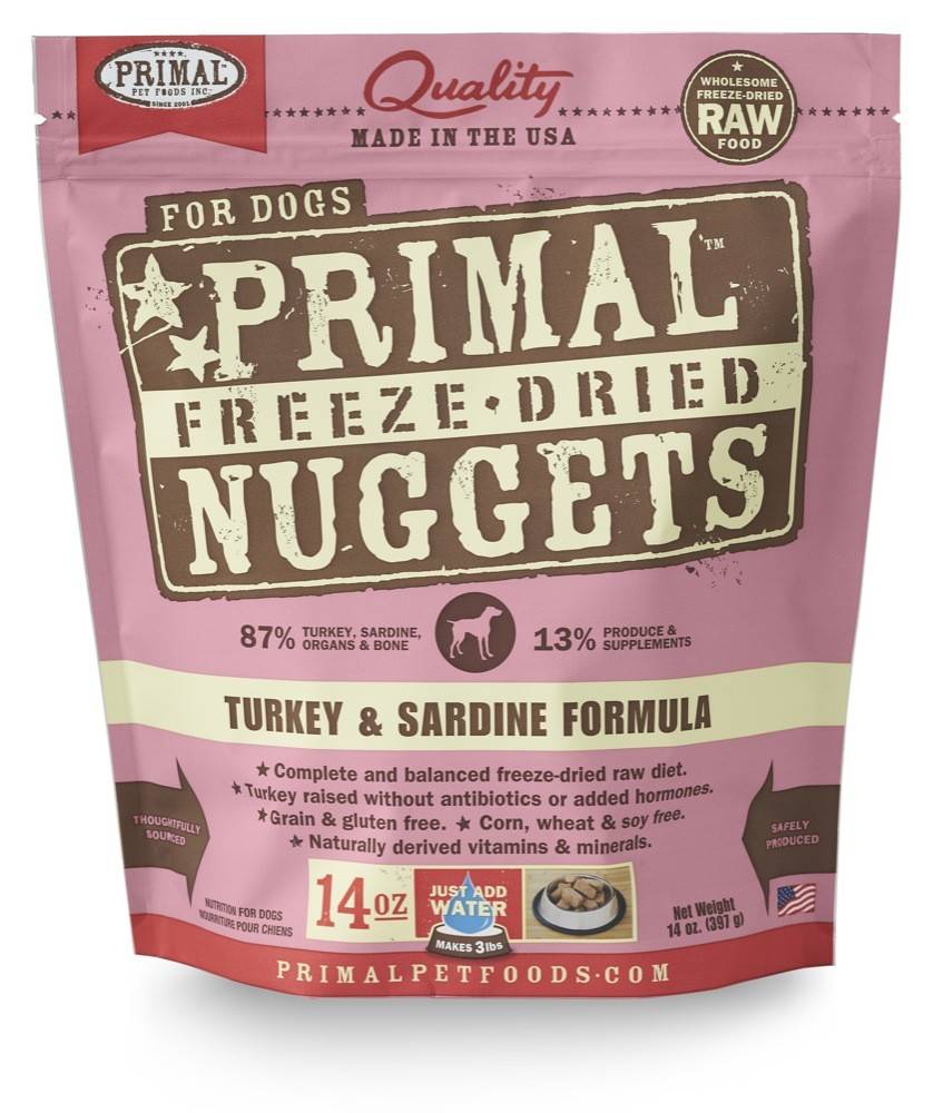 PRIMAL Turkey & Sardine Freezedried Dog Food