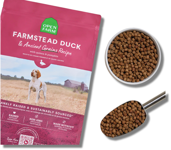 OPEN FARM Farmstead Duck with Ancient Grains Dry Dog Food