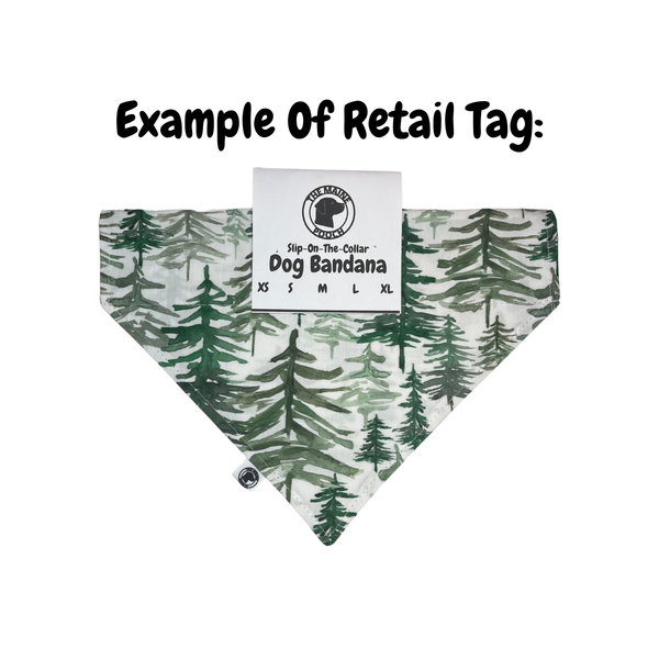 THE MAINE POOCH Pine Tree State Maine Bandana