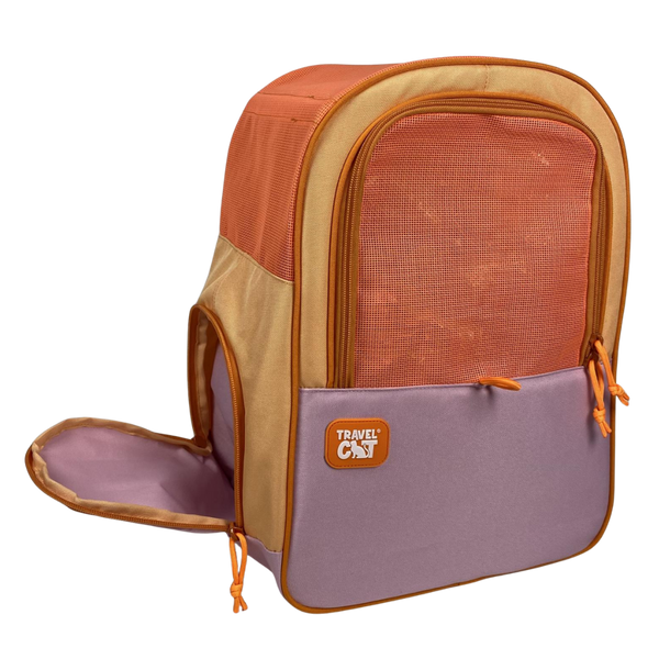 TRAVELCAT "The Explorer" Cat Backpack Sunset Pink