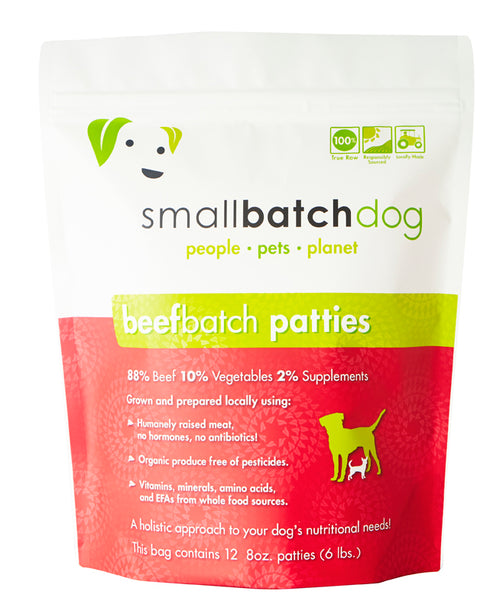 SMALL BATCH Frozen Dog Food Beef