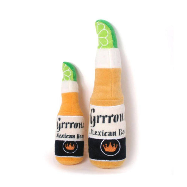 HAUTE DIGGITY DOG Grrrona Beer Bottle Plush Toy