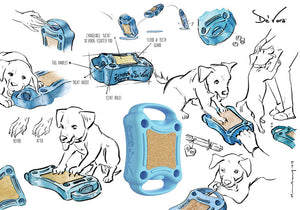 DE 'VORA Scratch Square Grooming Toy