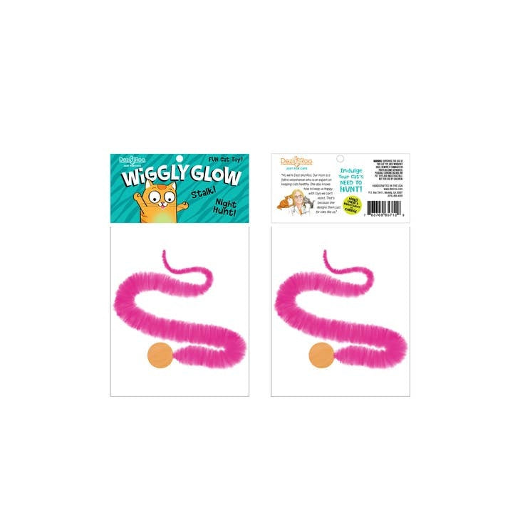 DEZI & ROO Wiggly Ball Cat Toy Glow in the Dark