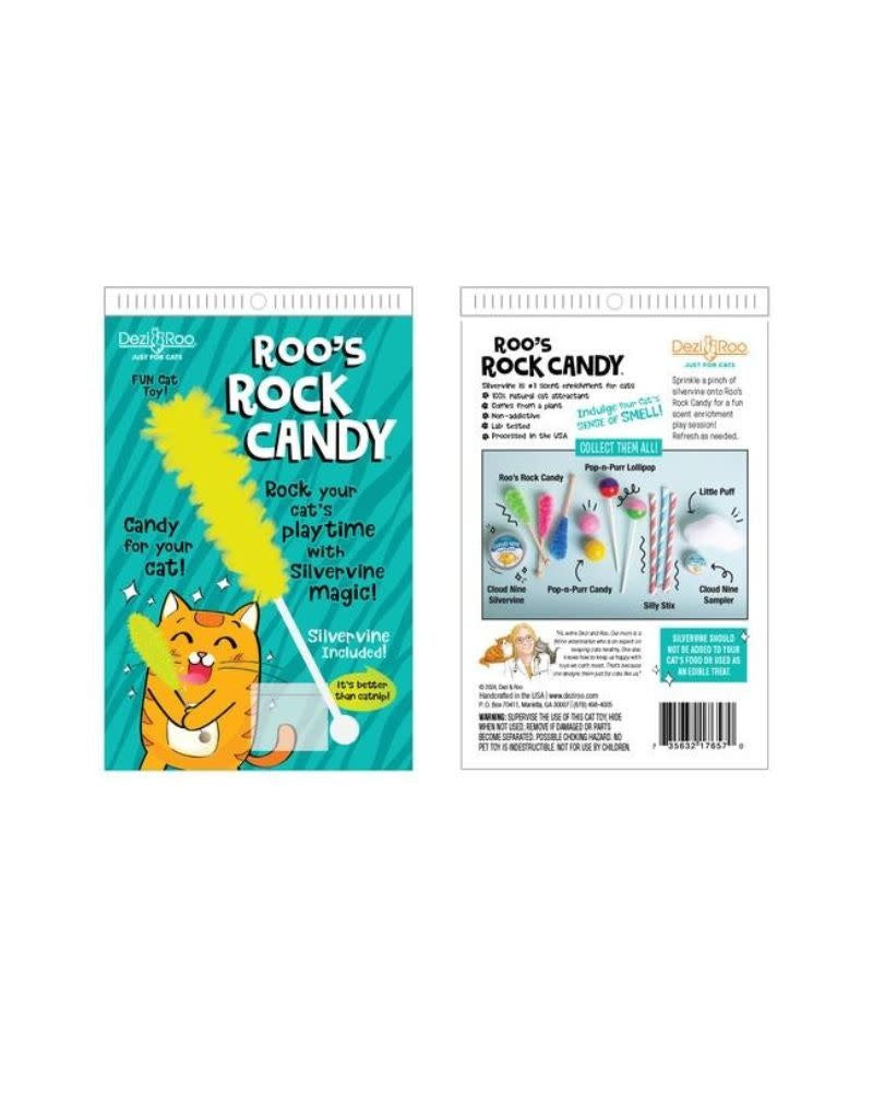 DEZI & ROO Roo's Rock Candy Scent Enrichment Candy Inspired Cat Toy