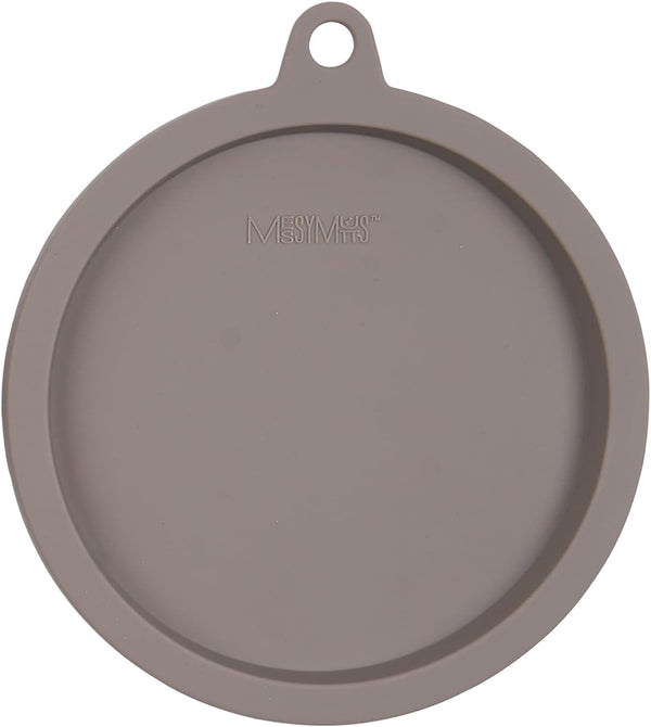 MESSY MUTTS Silicone Dog Bowl Cover Grey