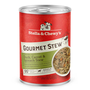 STELLA & CHEWY'S Dog Gourmet Stew Duck Carrot and Spinach Case of 12/12.5OZ
