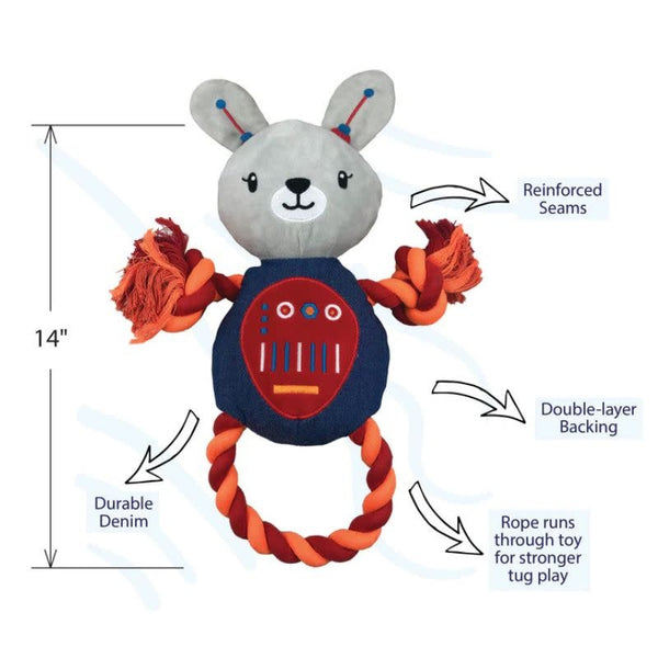 DOG MEETS TOY Robot Bunny