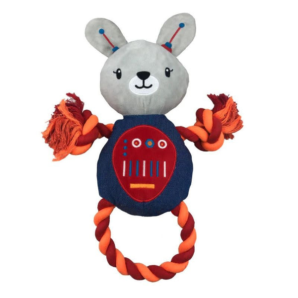 DOG MEETS TOY Robot Bunny