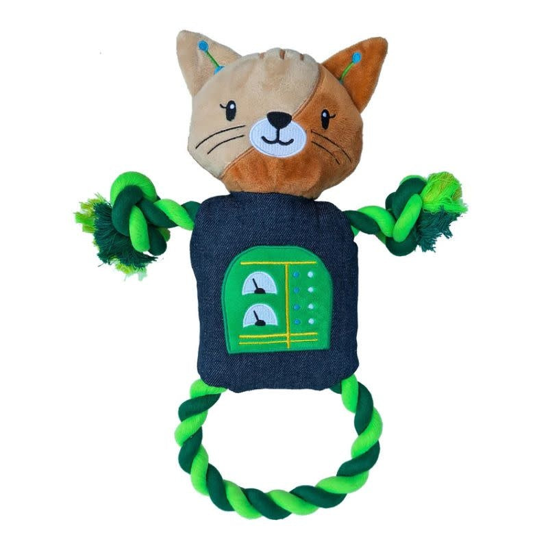 DOG MEETS TOY Robot Cat