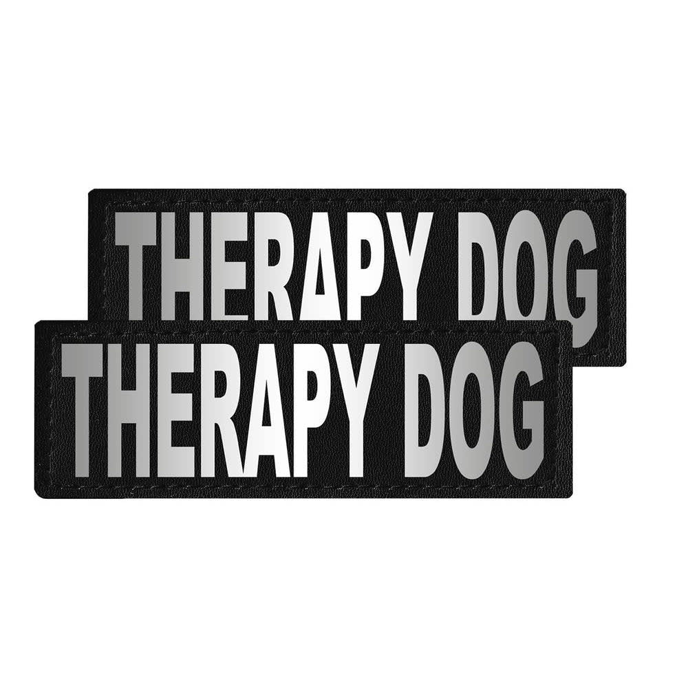 DOGLINE Therapy Dog Reflective Patch 2pk