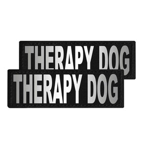 DOGLINE Therapy Dog Reflective Patch 2pk
