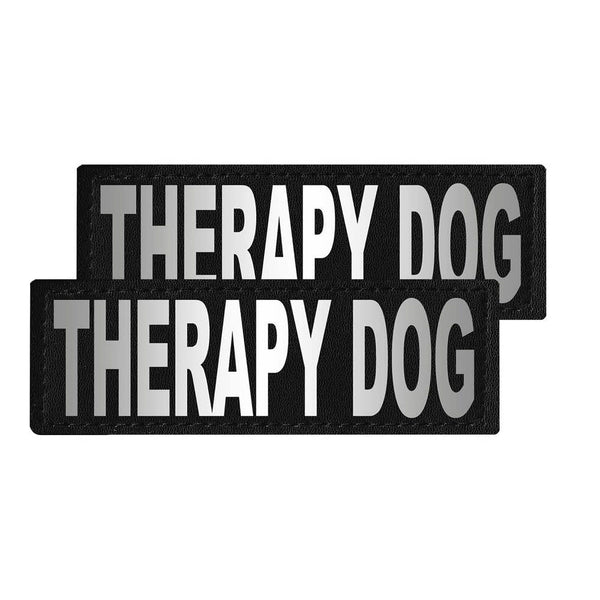 DOGLINE Therapy Dog Reflective Patch 2pk
