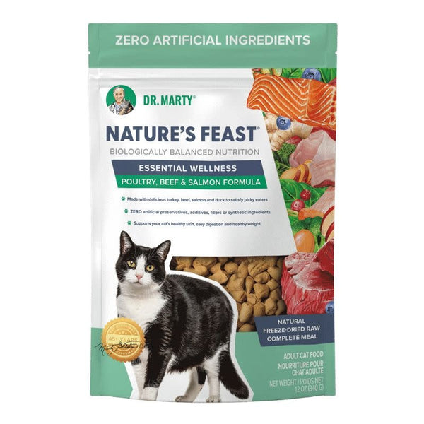 DR MARTY Cat Nature's Feast Beef Salmon & Poultry Freezedried