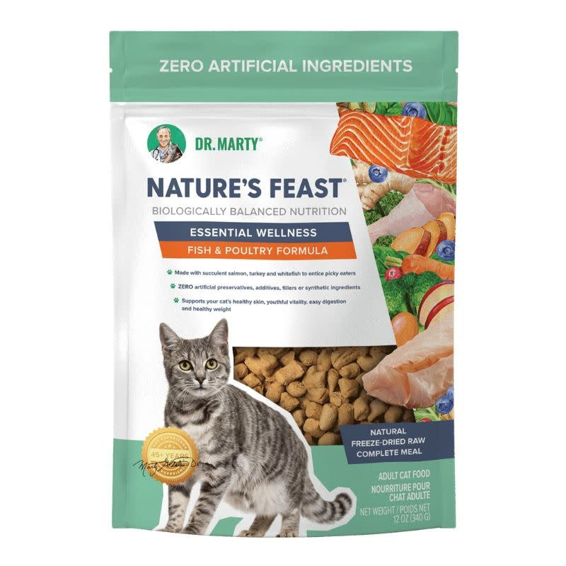 DR MARTY Cat Nature's Feast Essential Fish & Poultry Freezedried
