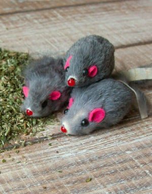 DR. PUSSUMS Rabbit Fur Mice