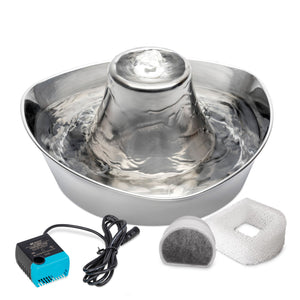 DRINKWELL by PETSAFE Seaside Stainless Pet Fountain