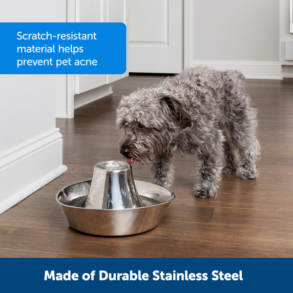 DRINKWELL by PETSAFE Seaside Stainless Pet Fountain