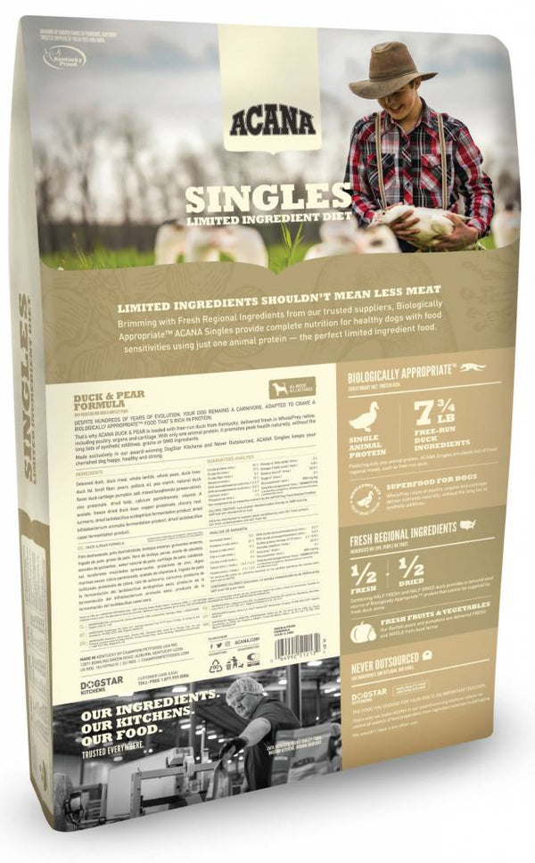 ACANA Singles Duck & Pear Dry Dog Food