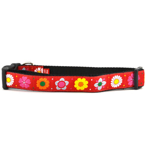 SIX POINT PET Daisy Chain Cat Collar Red