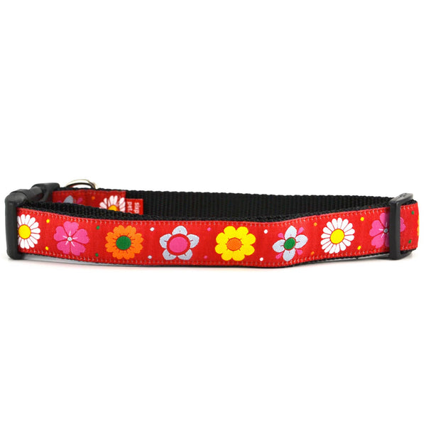 SIX POINT PET Daisy Chain Cat Collar Red