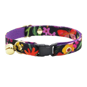 MADE BY CLEO Cat Collar Midnight Garden