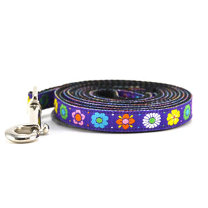 SIX POINT PET Daisy Chain Leash Purple