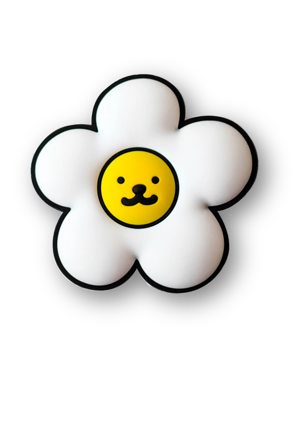 JIBY White Daisy Dog Charm