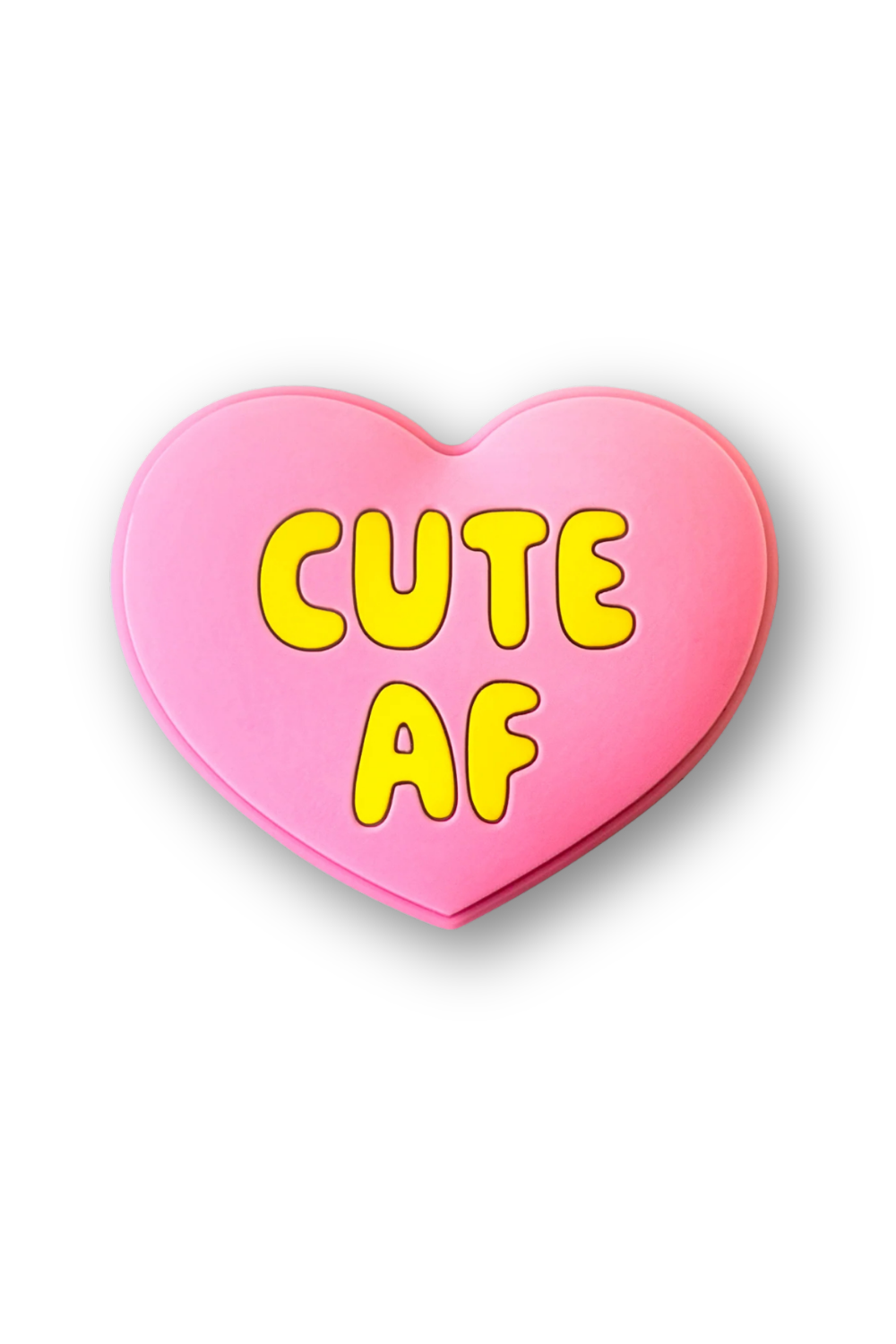 JIBY Pink Cute AF Dog Charm