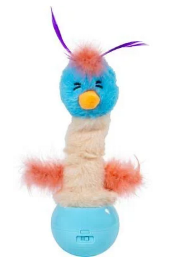 CATSTAGES Electric Dancing Ostrich Cat Toy