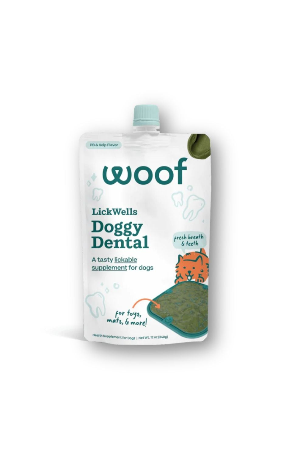 WOOF Doggy Dentals Lickwells 12oz