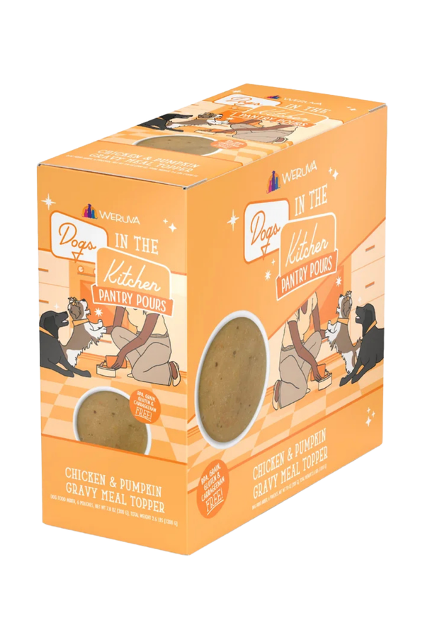 WERUVA Dogs In The Kitchen Chicken & Pumpkin Gravy CASE 6/7OZ