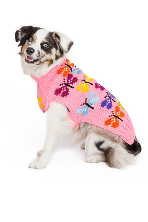 CHILLY DOG Dog Sweater Butterfly