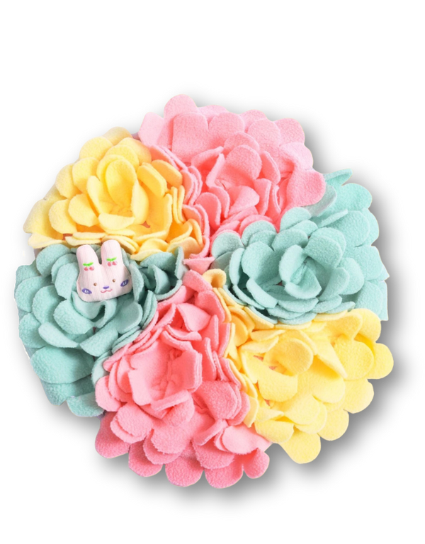 CHEERHUNTING Round Flower Snuffle Mat