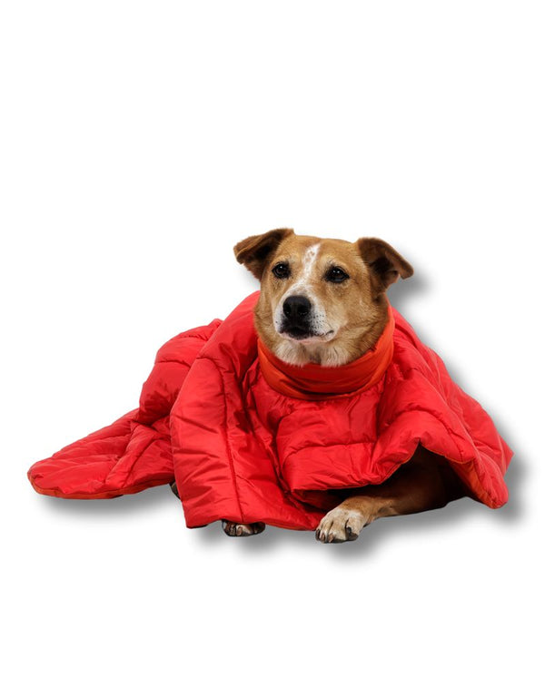 RUFFWEAR Palisades Sleep Poncho Red Currant