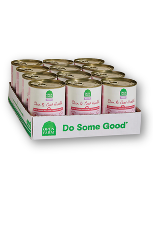 OPEN FARM Skin & Coat Pollock & Salmon Pate Dog Food 12.5 OZ CASE/12