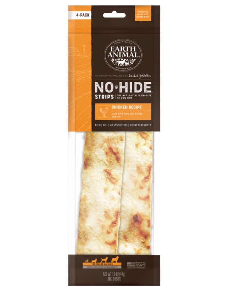 EARTH ANIMAL No-Hide Chicken Strips 4PK