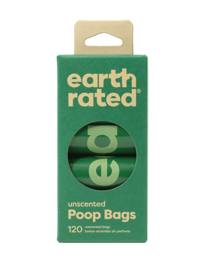 EARTH RATED Unscented Pickup Bags 8 Roll Box