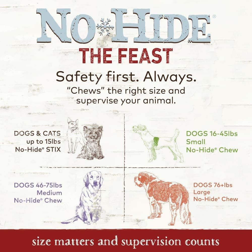 EARTH ANIMAL No-Hide Holiday Feast Chews